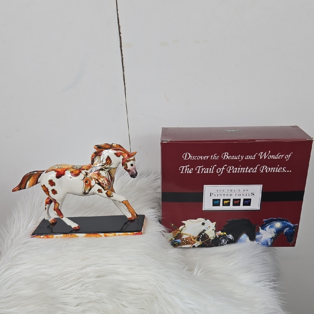 Trail of Painted Ponies Petroglyph Pony - Picture 2 of 3